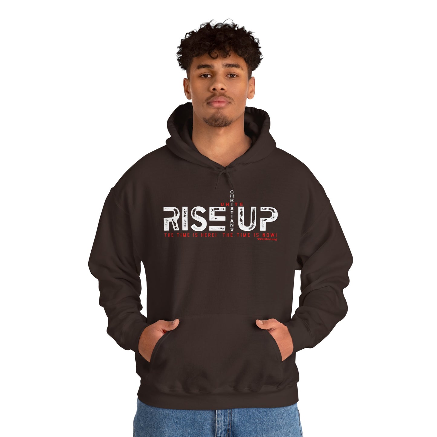 D Rise Up1 Heavy Blend Hoodie