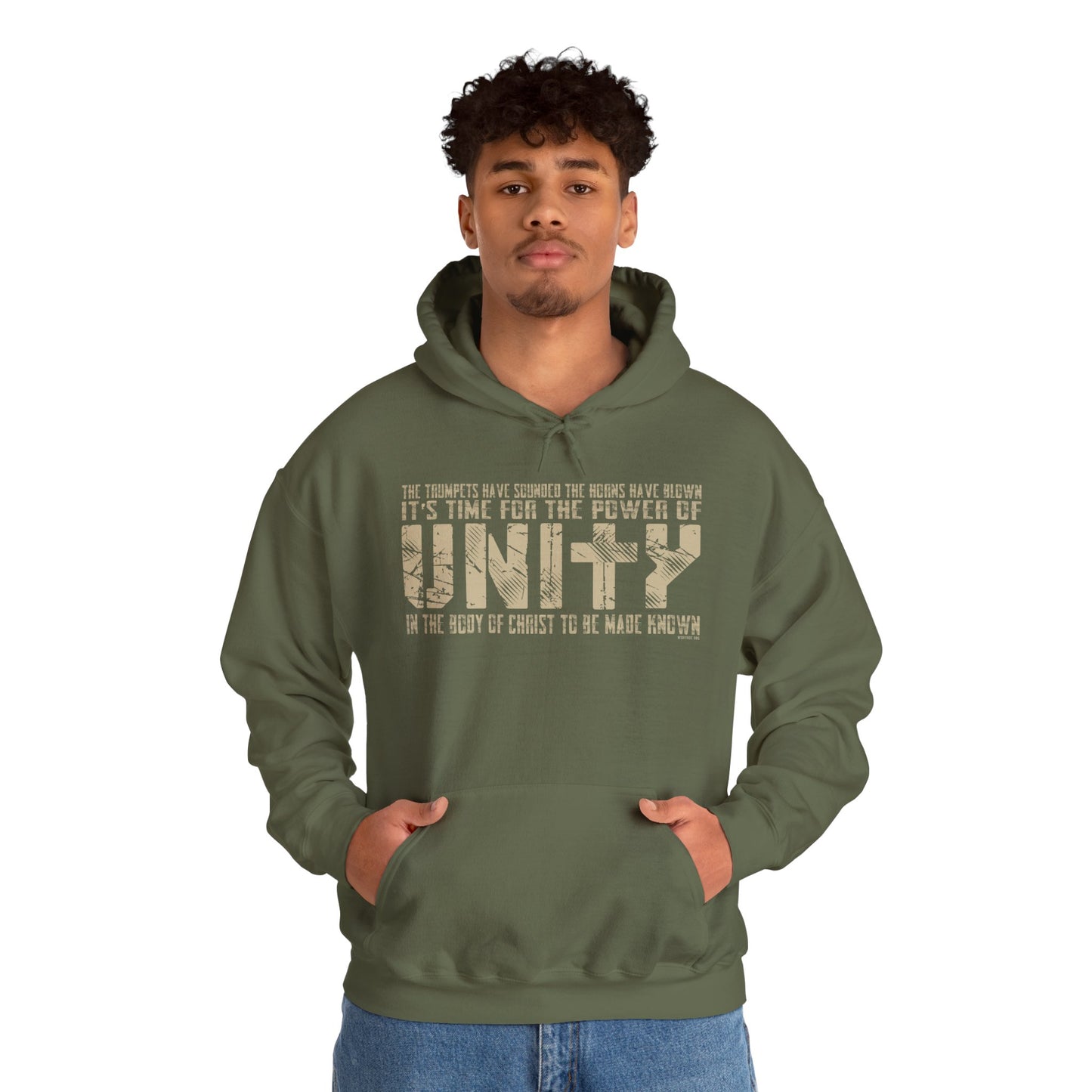 B Uni Tee Heavy Blend Hoodie