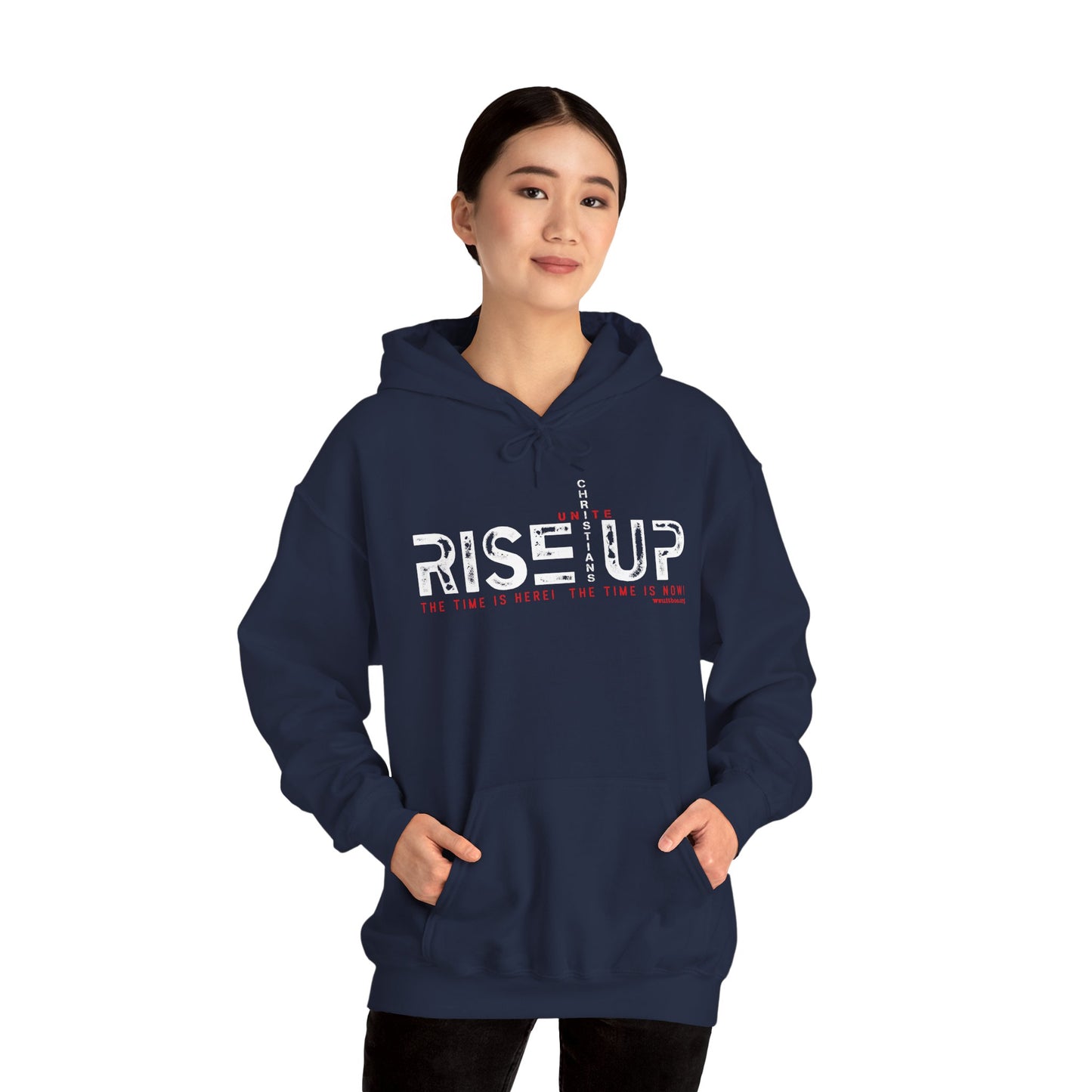 D Rise Up1 Heavy Blend Hoodie