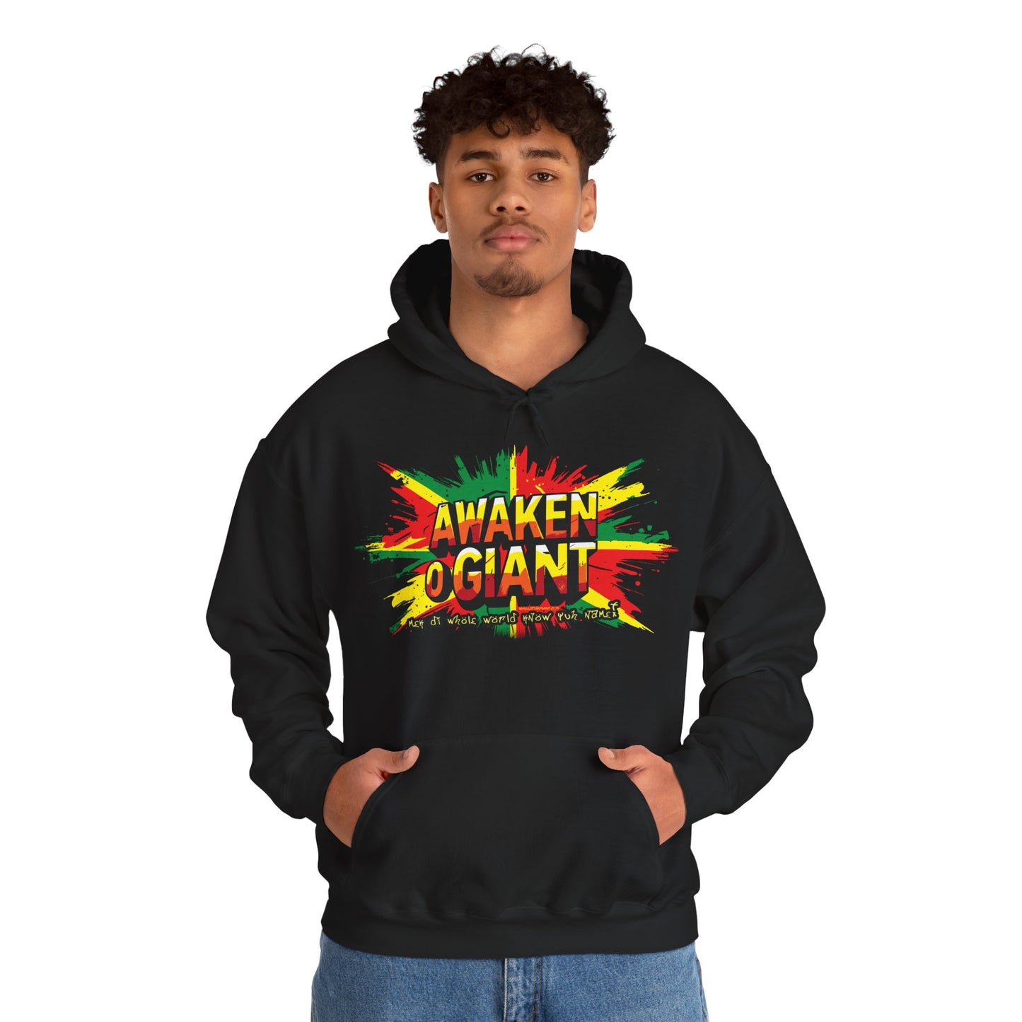 Awaken Oh Giant Reggae Edition Heavy Blend Hoodie