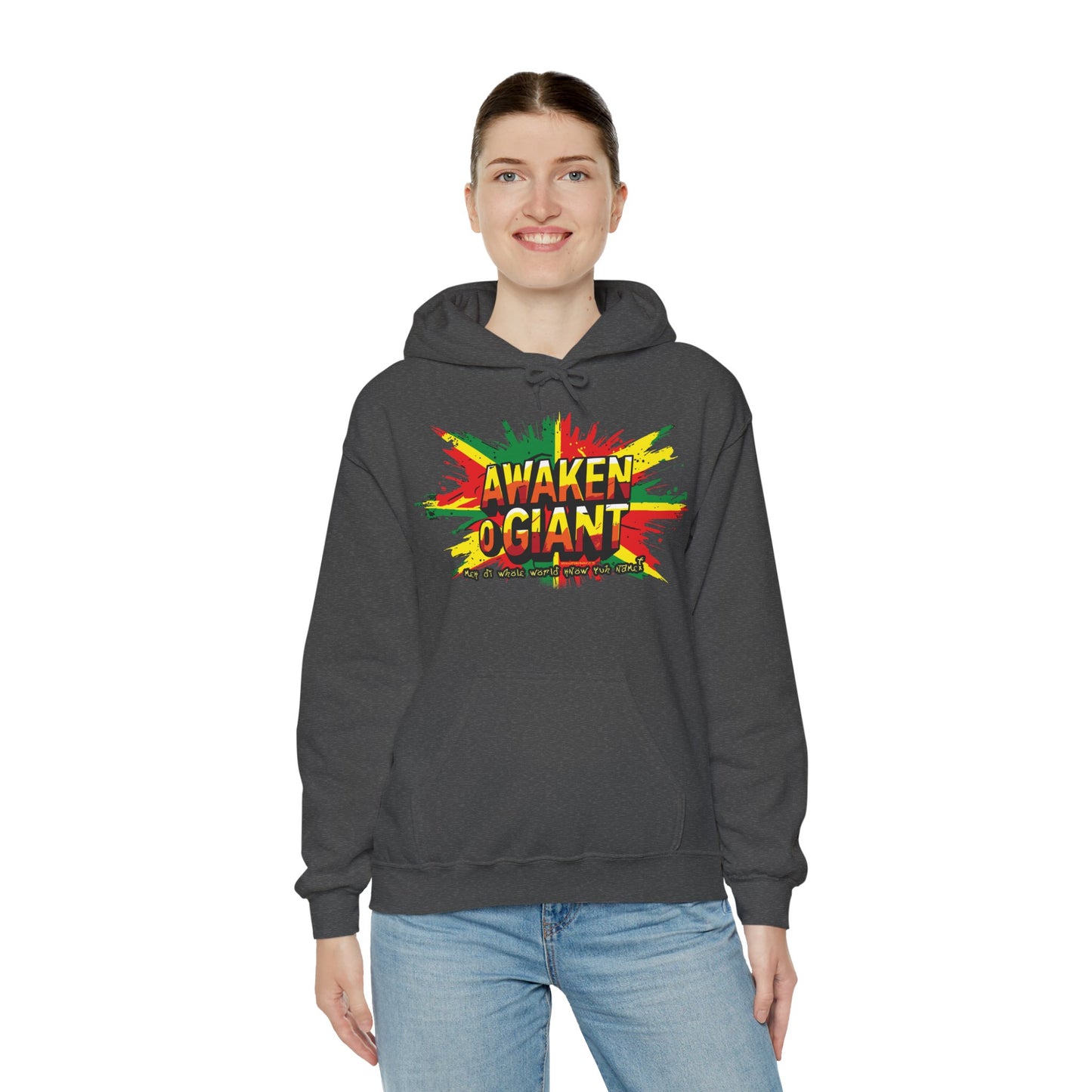 Awaken Oh Giant Reggae Edition Heavy Blend Hoodie