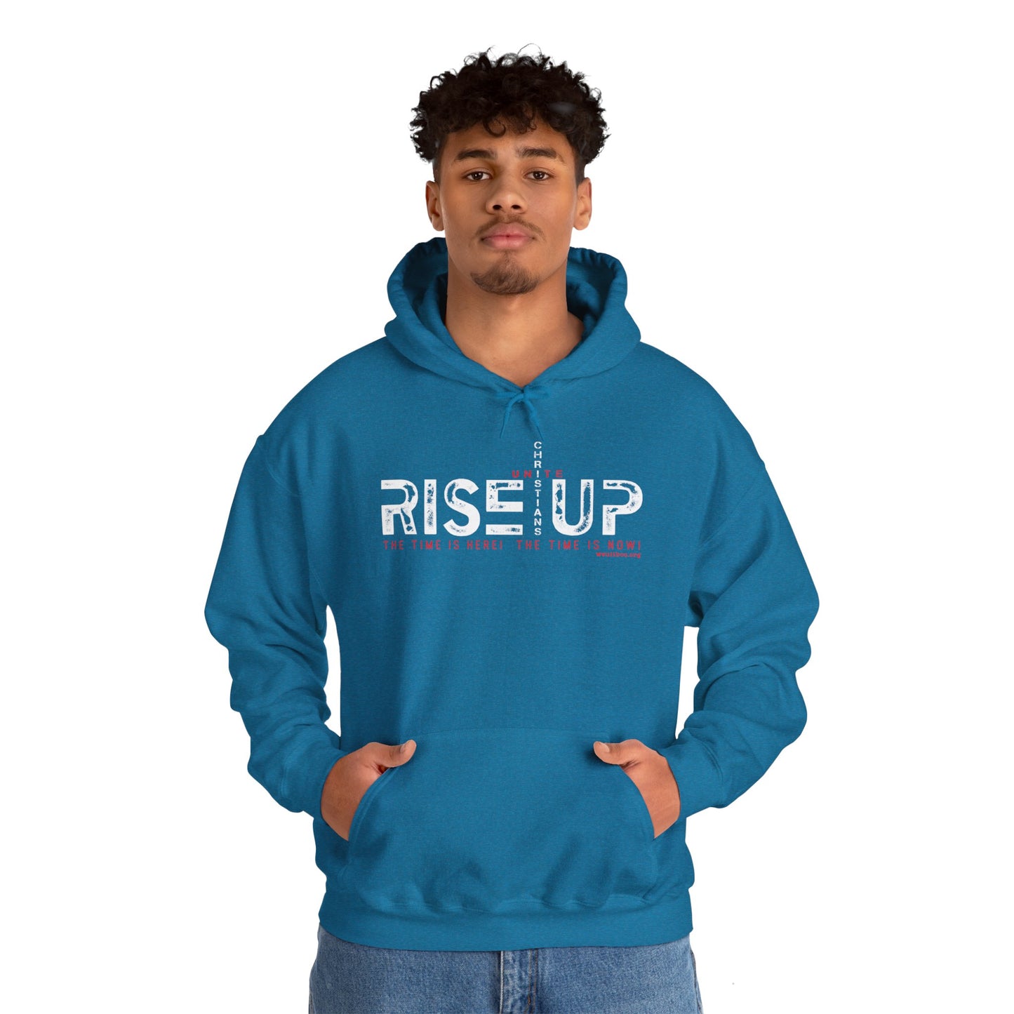 D Rise Up1 Heavy Blend Hoodie