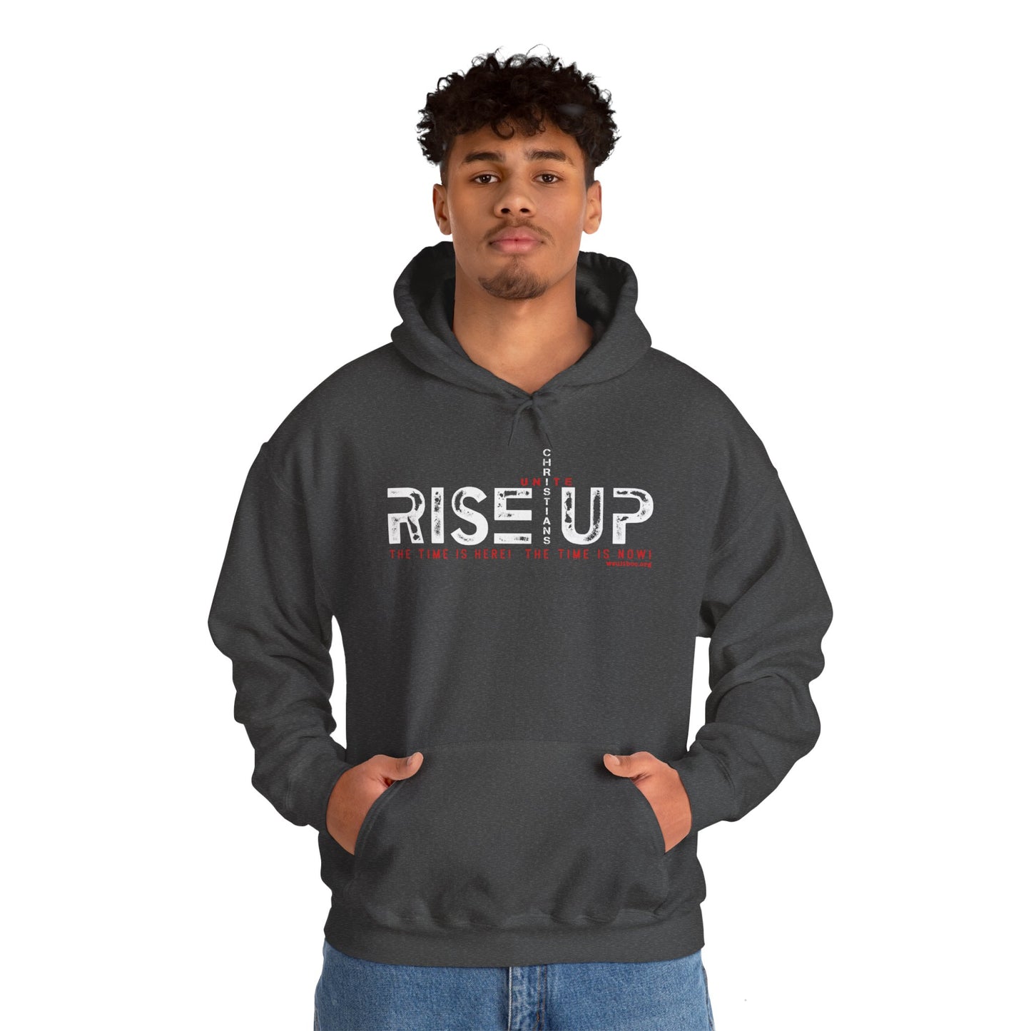 D Rise Up1 Heavy Blend Hoodie