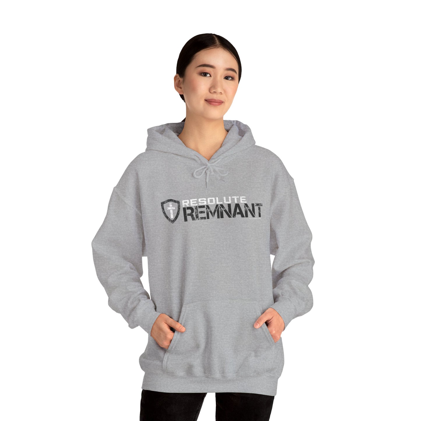 A+ Resolute Remnant Logo Heavy Blend Hoodie