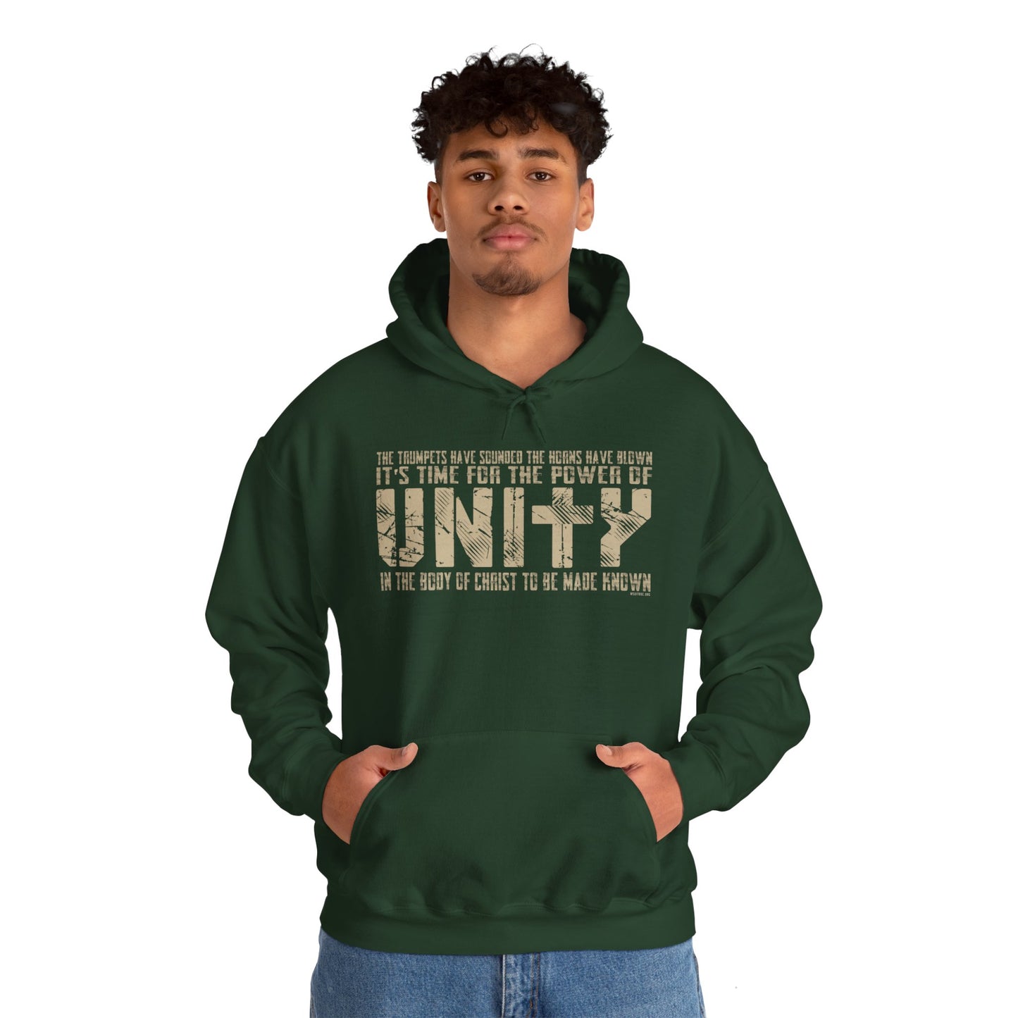 B Uni Tee Heavy Blend Hoodie