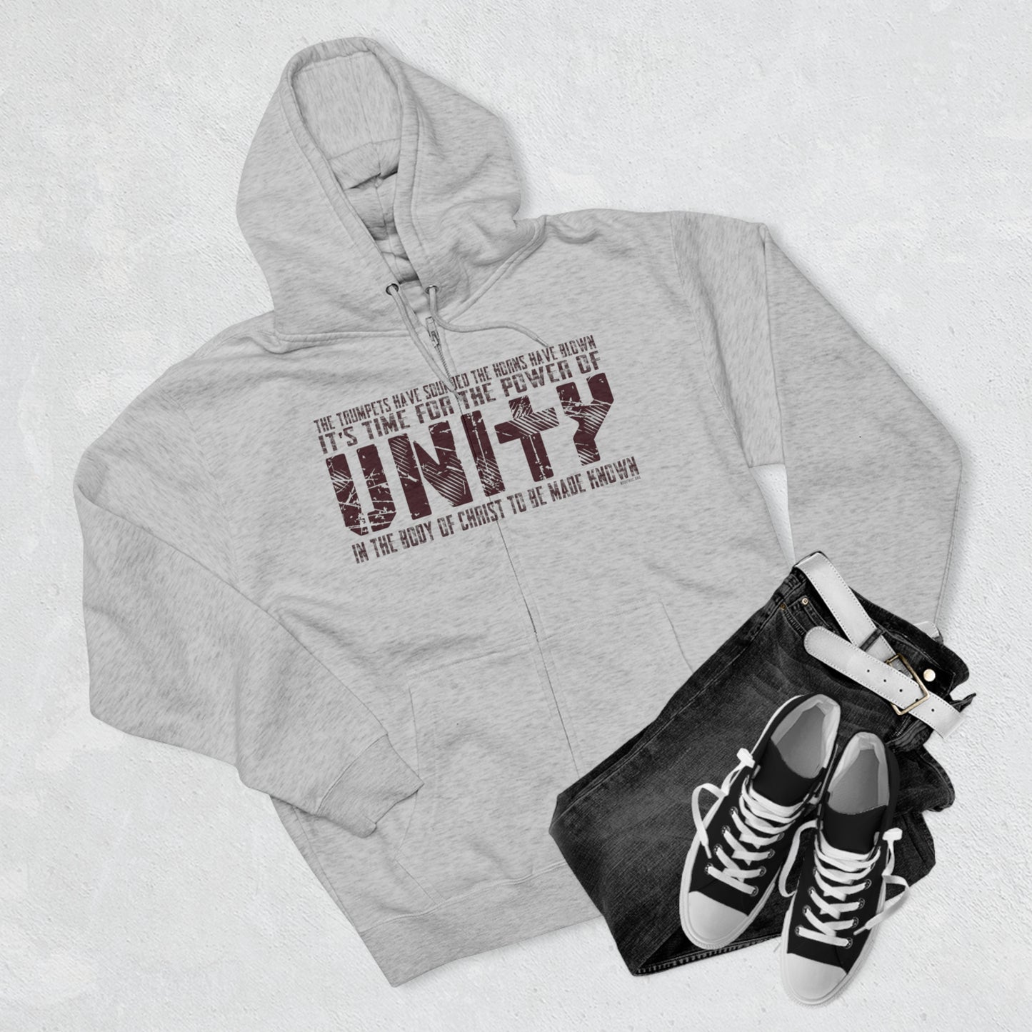 B- Uni Tee Full Zip Hoodie