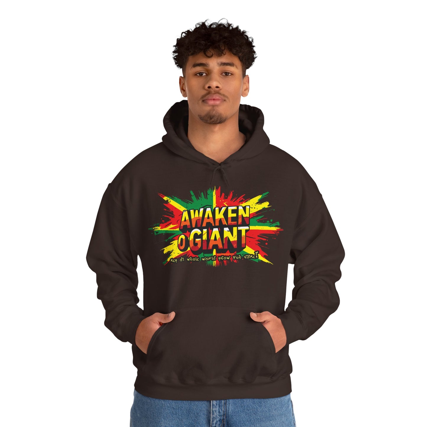 Awaken Oh Giant Reggae Edition Heavy Blend Hoodie