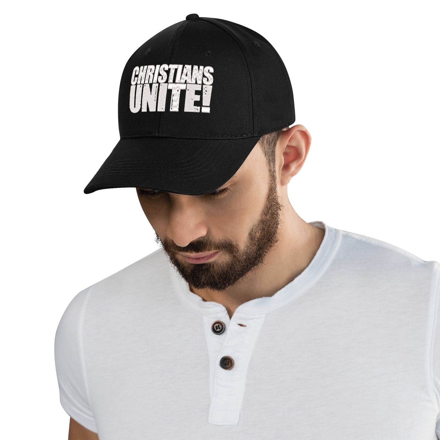 CHRISTIANS UNITE Embroidered Baseball Cap