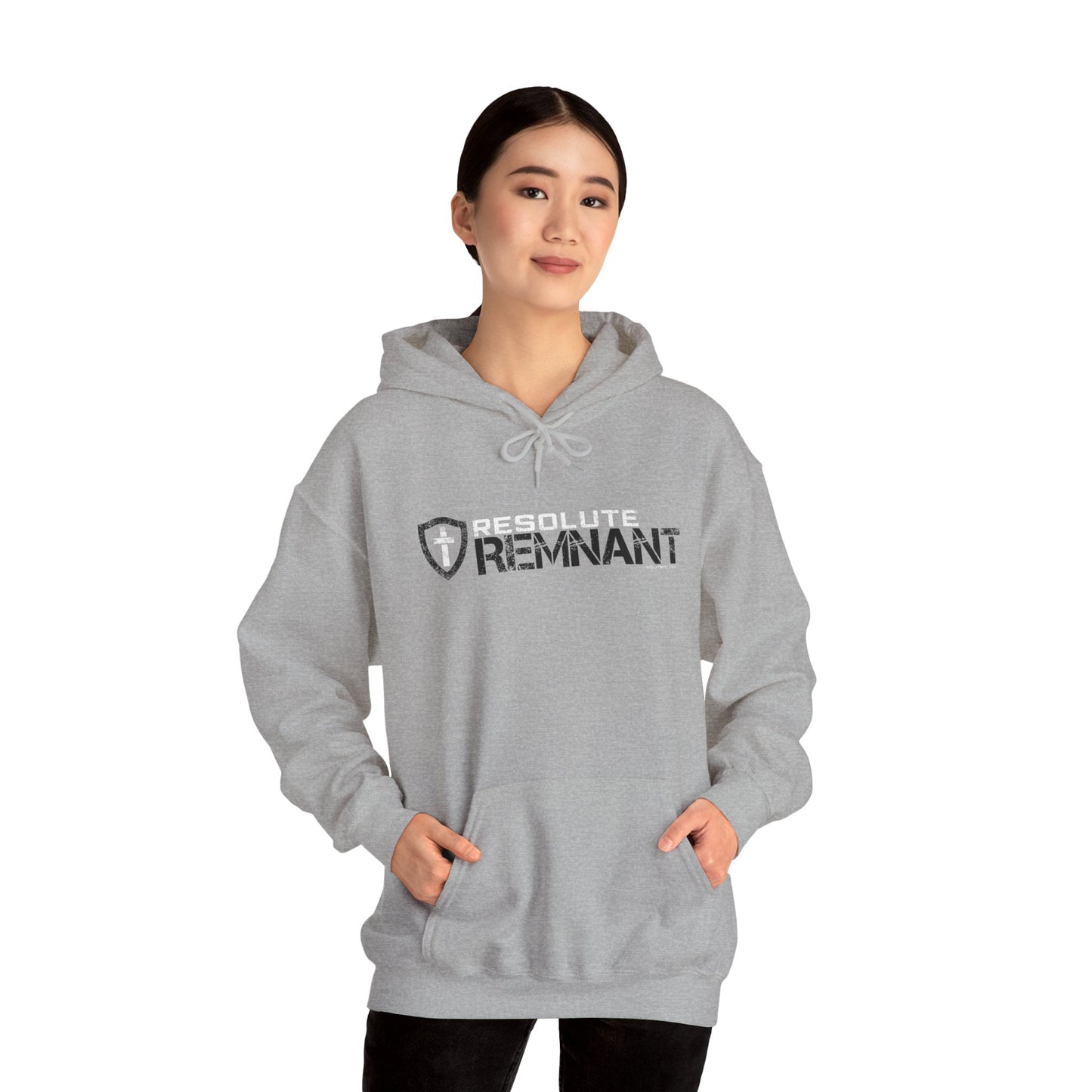 A+ Resolute Remnant Logo Heavy Blend Hoodie