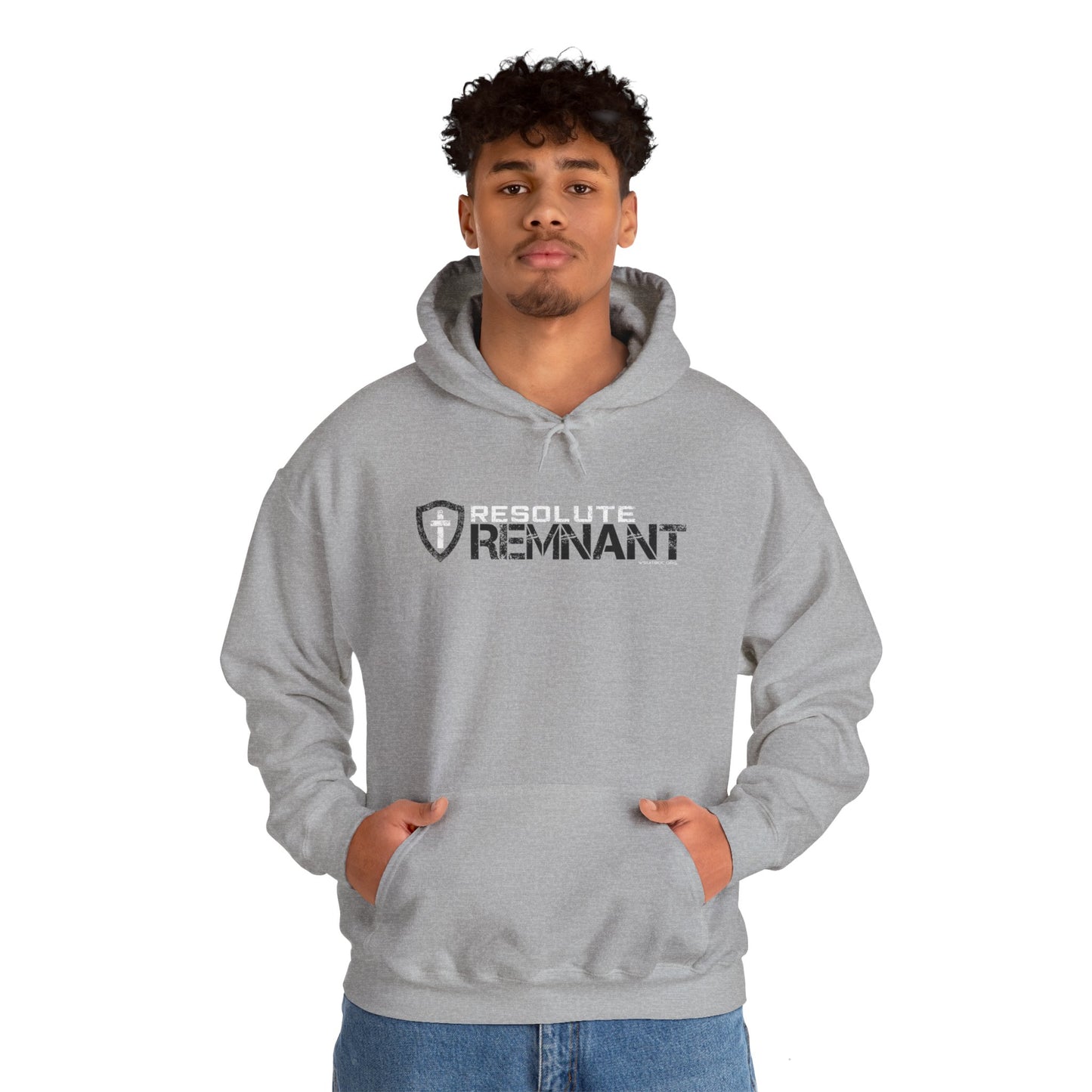 A+ Resolute Remnant Logo Heavy Blend Hoodie