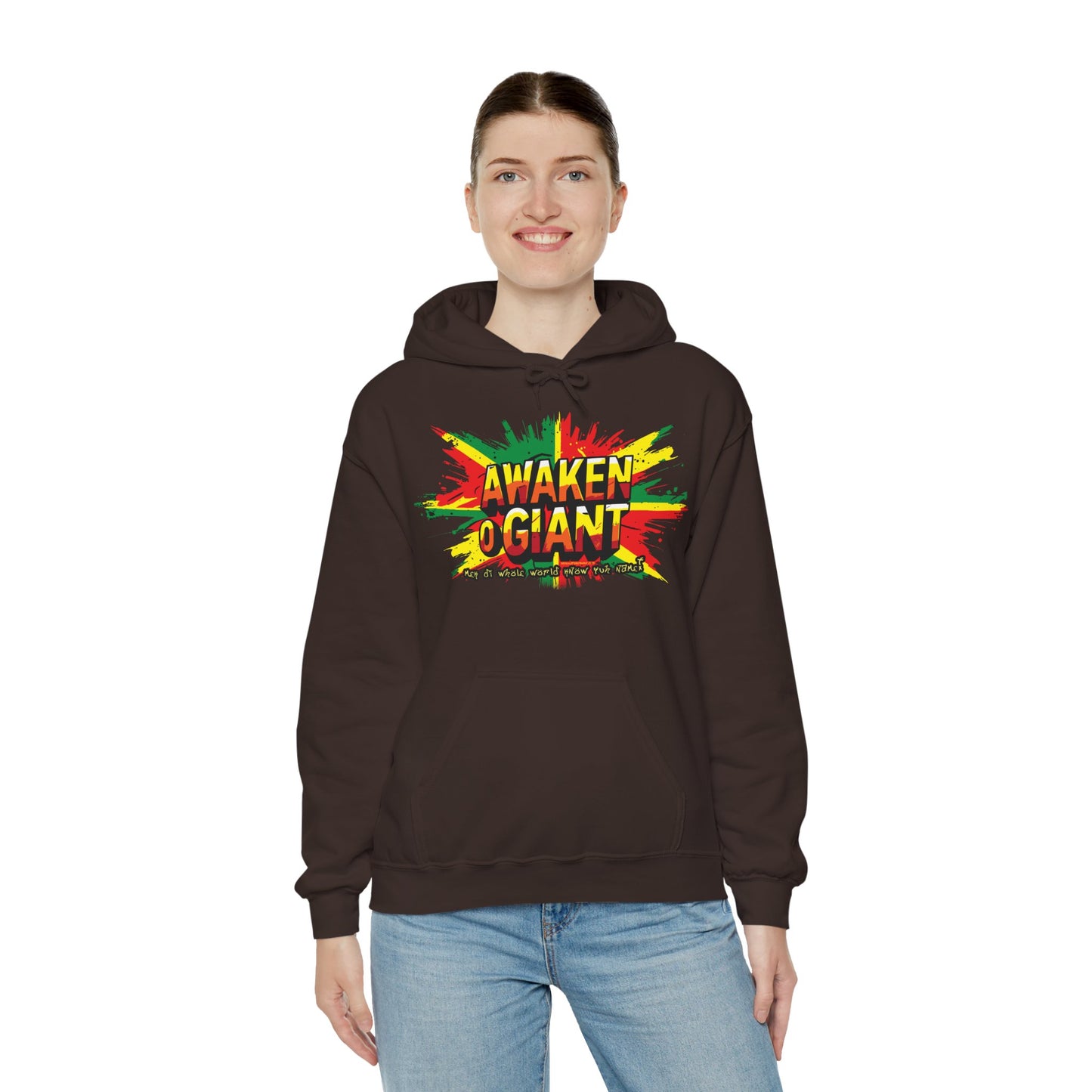 Awaken Oh Giant Reggae Edition Heavy Blend Hoodie