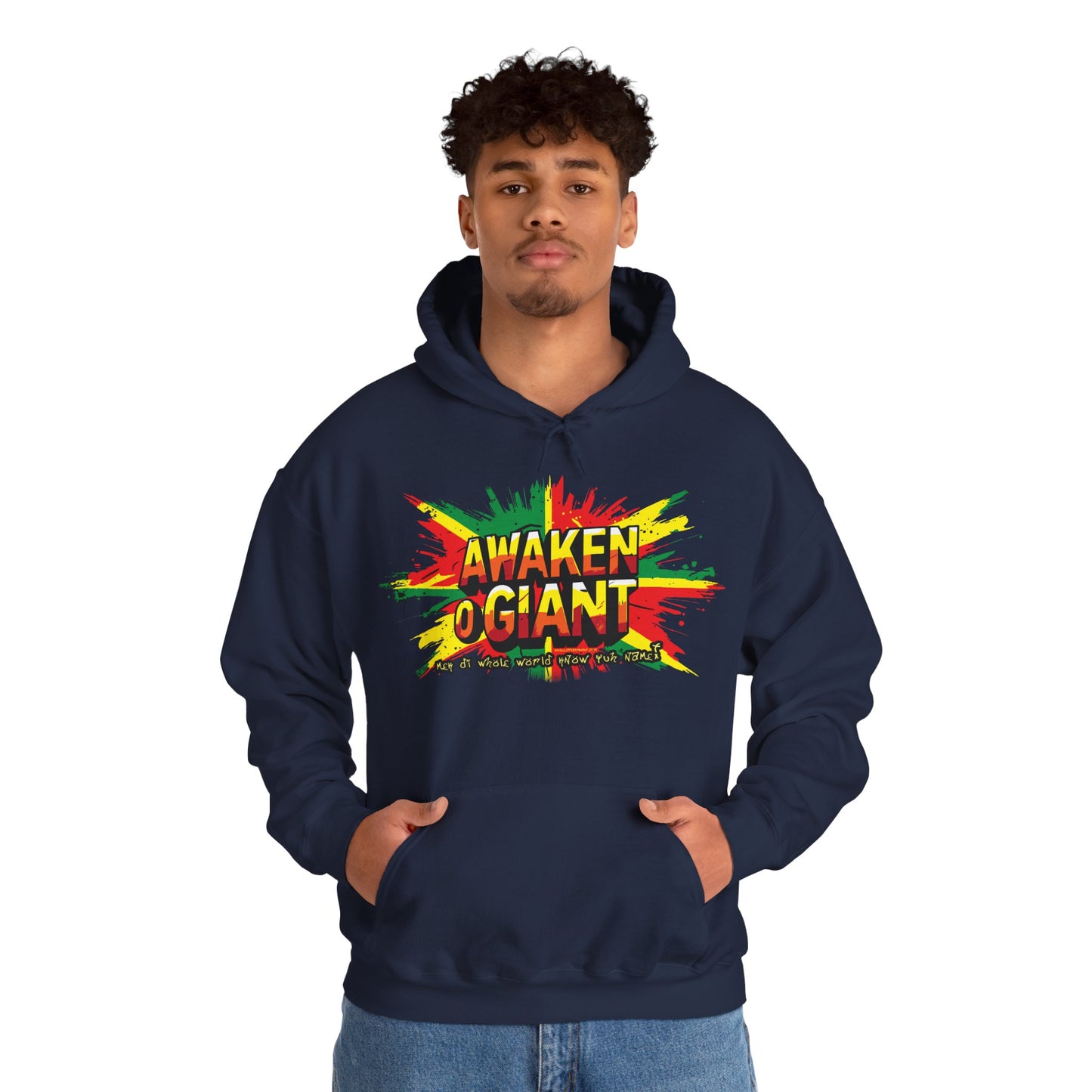 Awaken Oh Giant Reggae Edition Heavy Blend Hoodie
