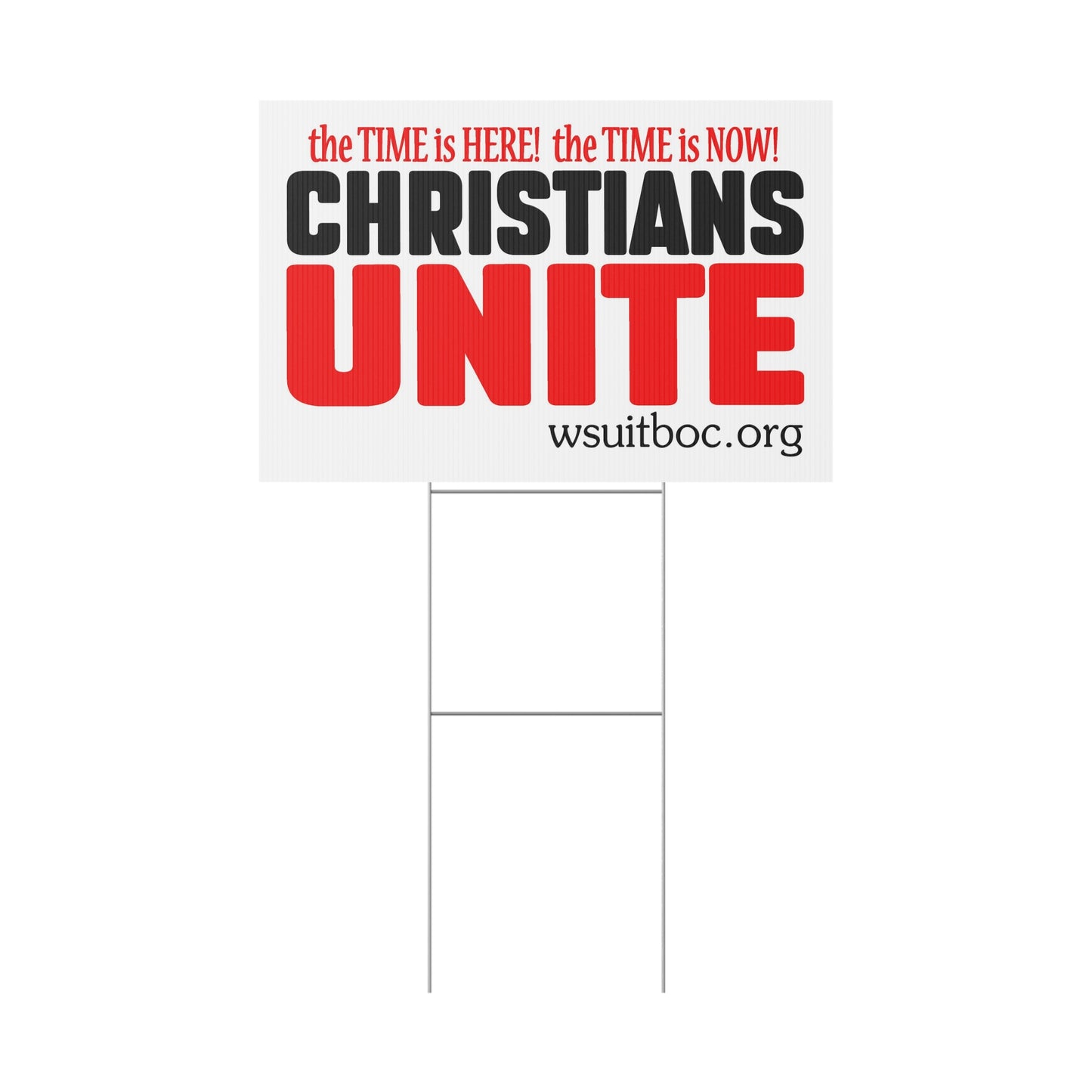 Plastic Yard Sign