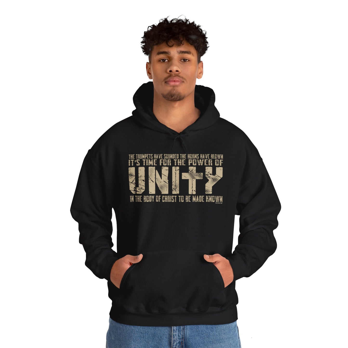 B Uni Tee Heavy Blend Hoodie