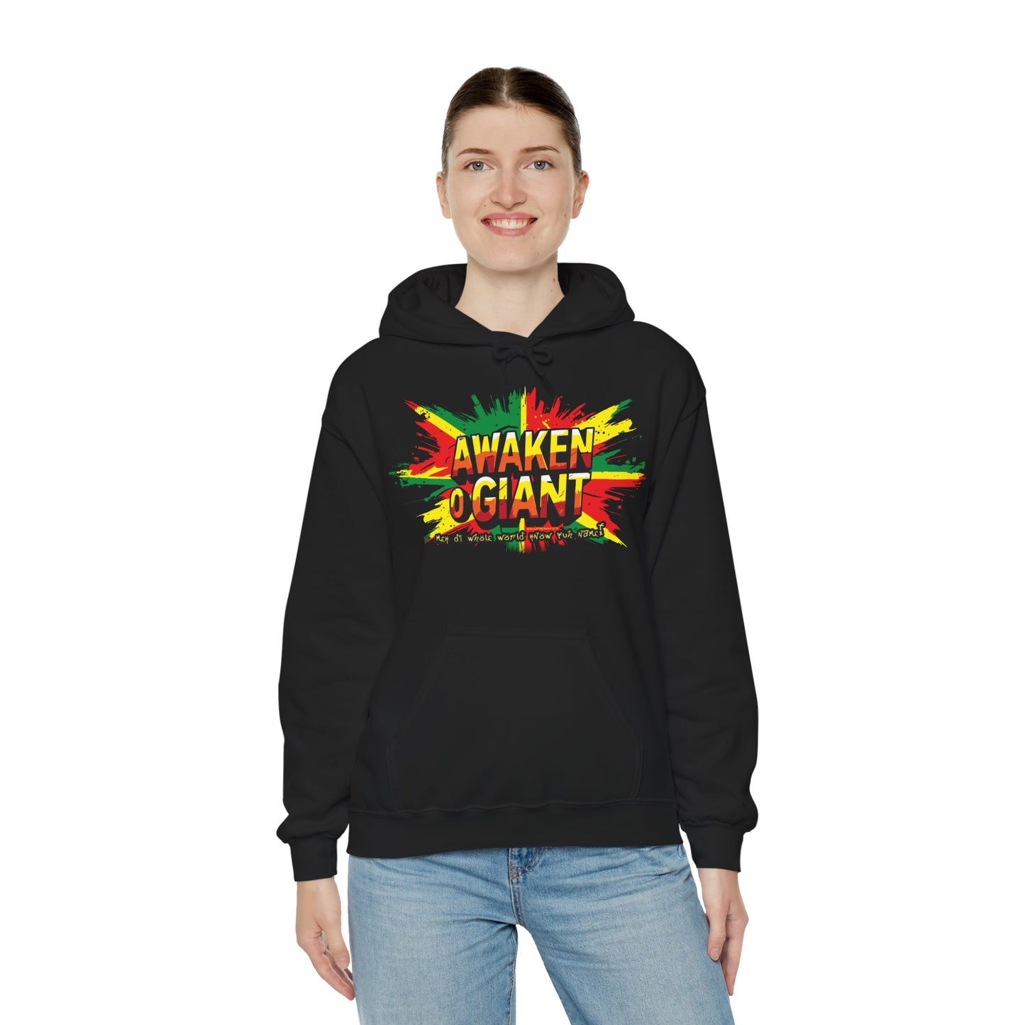 Awaken Oh Giant Reggae Edition Heavy Blend Hoodie