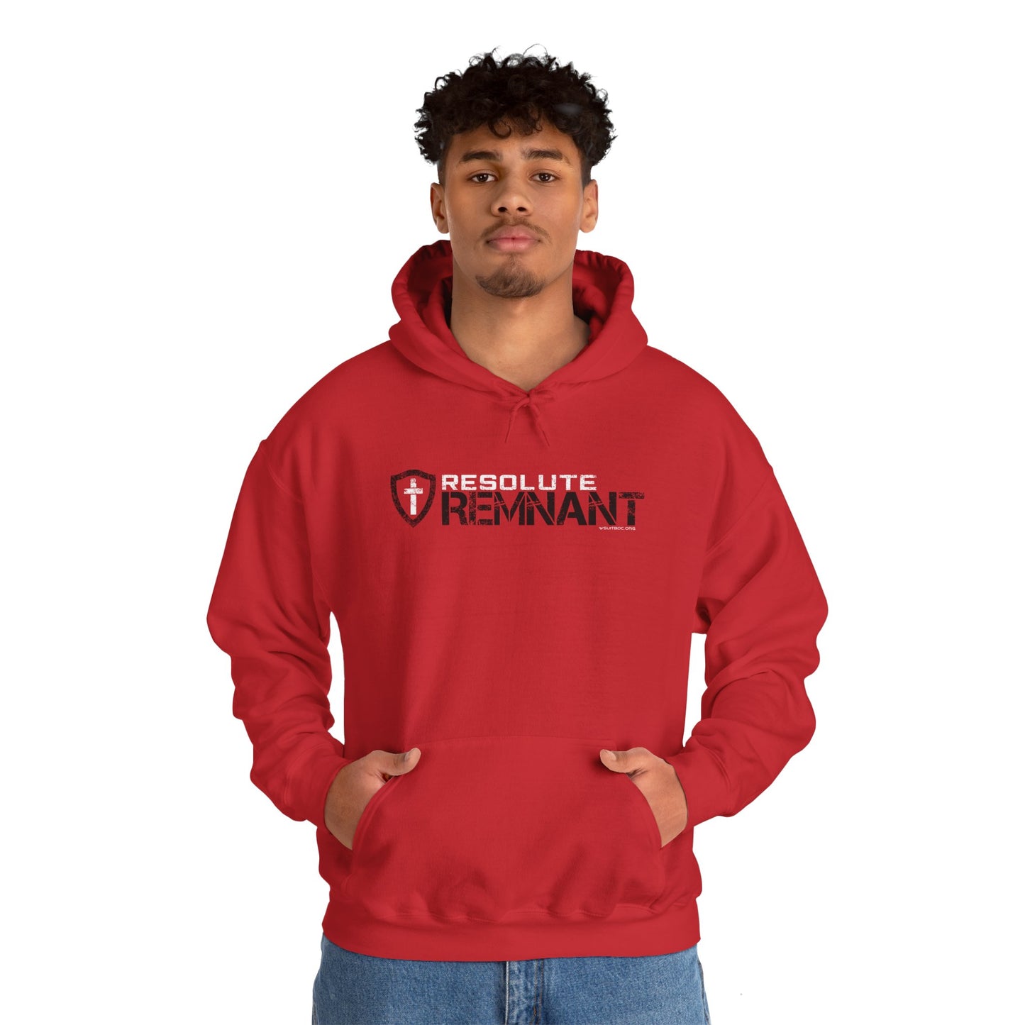 A+ Resolute Remnant Logo Heavy Blend Hoodie