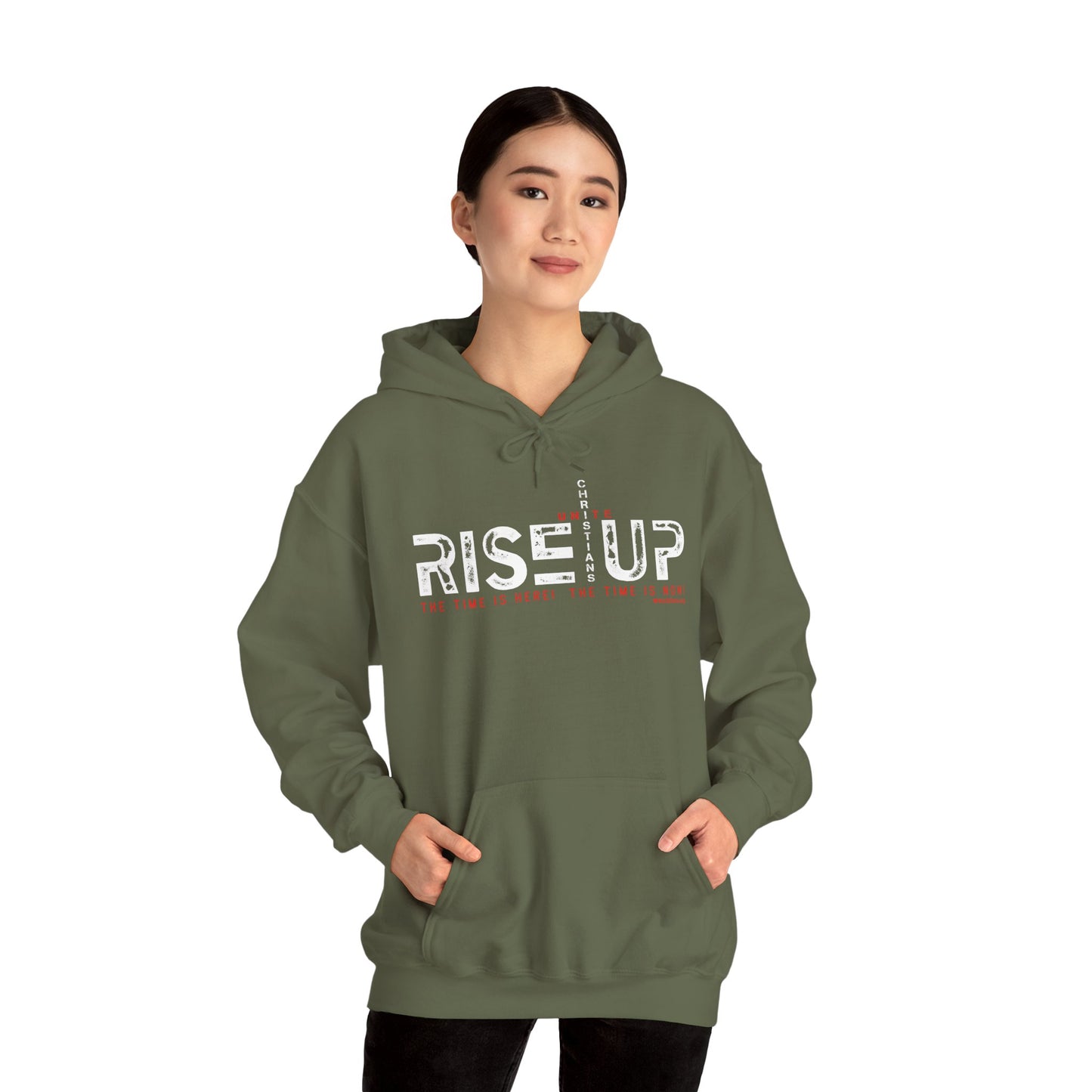 D Rise Up1 Heavy Blend Hoodie