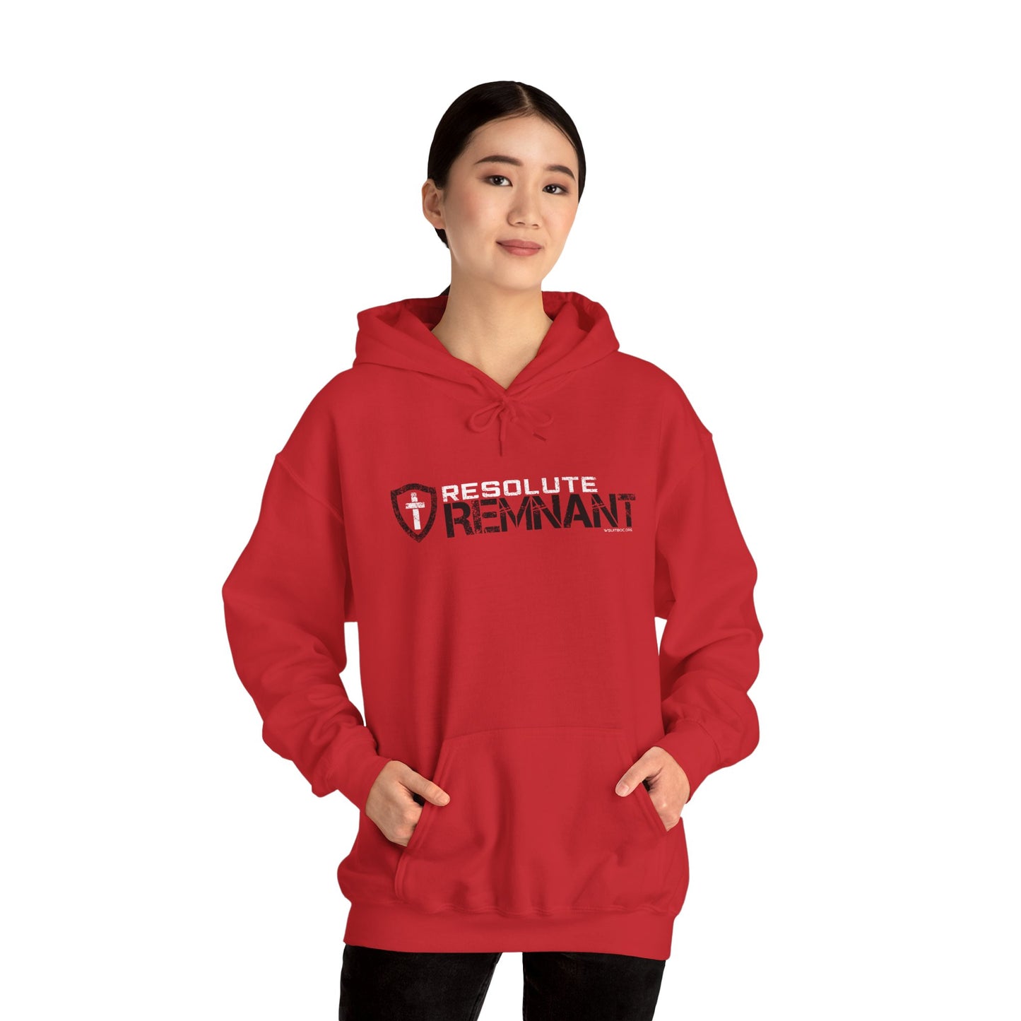 A+ Resolute Remnant Logo Heavy Blend Hoodie