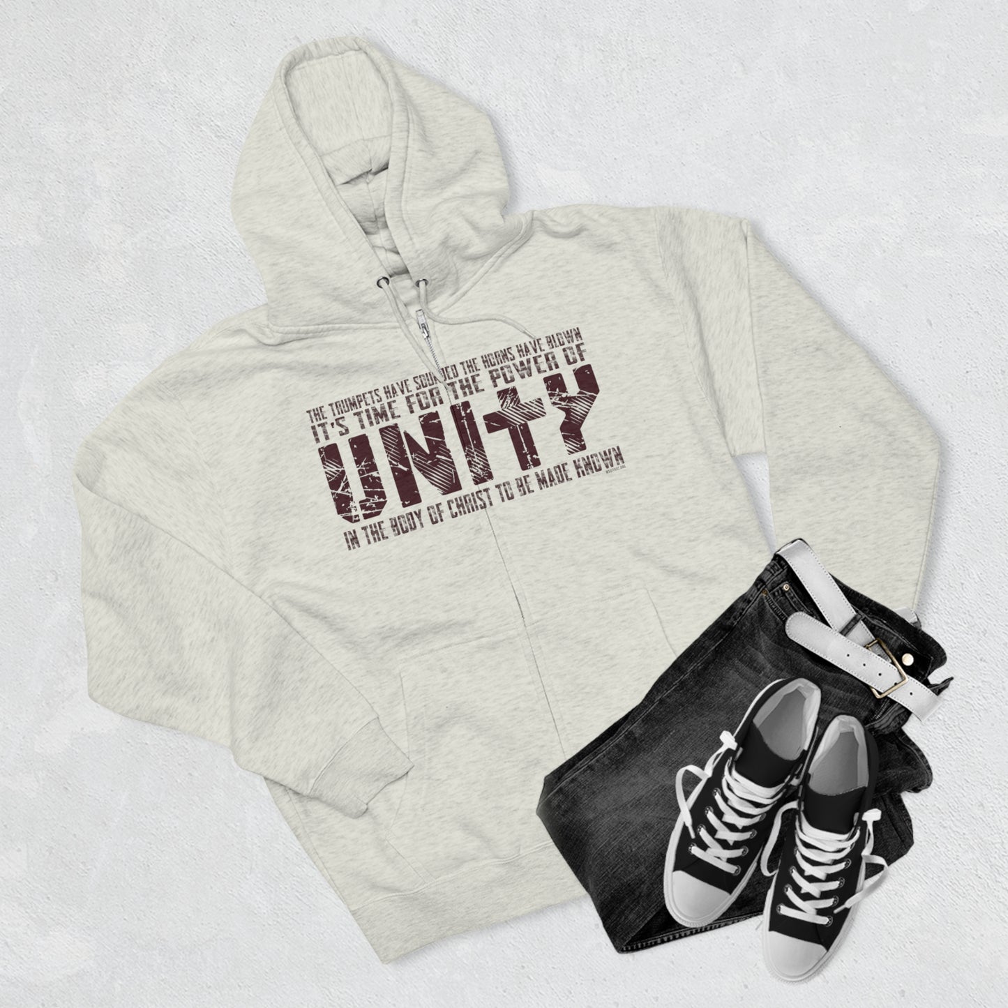 B- Uni Tee Full Zip Hoodie