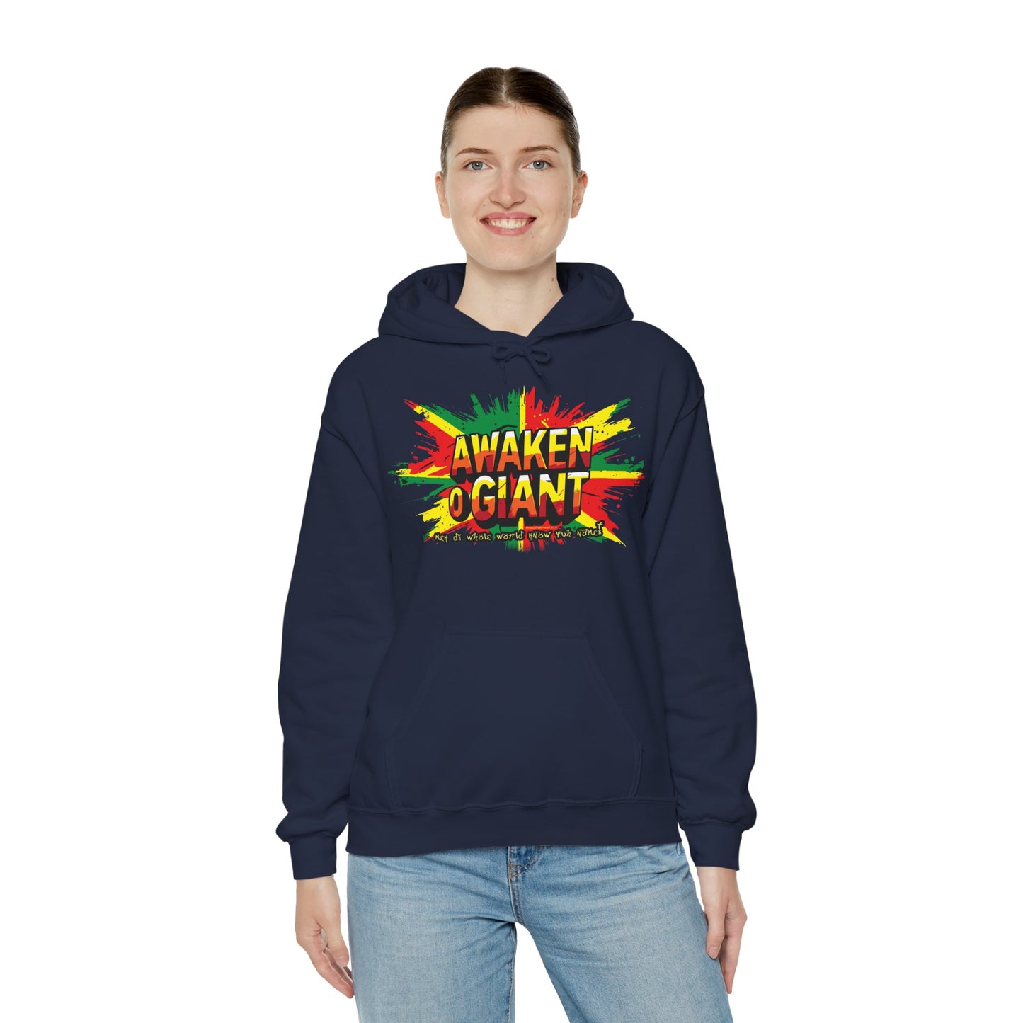Awaken Oh Giant Reggae Edition Heavy Blend Hoodie